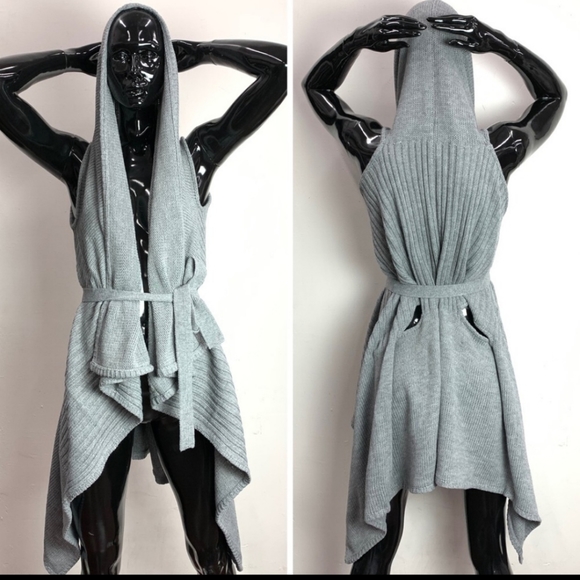 Versatile Wrap Knitted Sweater Cardigan - Picture 5 of 8